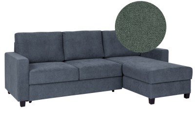 Elle bäddsoffa med divan H Crush 302/06 green#1