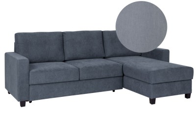 Elle bäddsoffa med divan H Ranch Desert 375/58 light blue#1