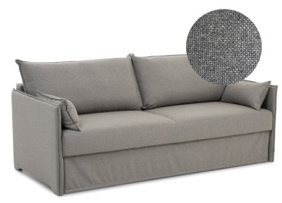 Olympia bäddsoffa LB tyg Elba 167 zinc