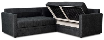 Polo Smart bäddsoffa H arm Miles tyg Connect 40 mörkgrå#2