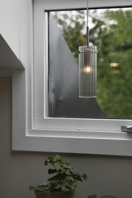 Tibia fönsterlampa klar/stål#6