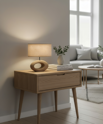 Olina bordlampa brun#3