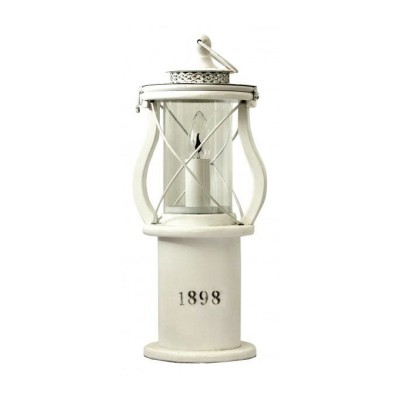 1898 bordlampa vit