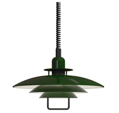Primus II pendel Ø43 cm skogsgrön/mattsvart