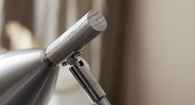 Frank 2.0 golvlampa aluminim/ek LED inkl. ljuskälla MR16 LED 5W Dimbar 2700K#2