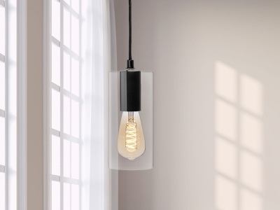 Spartan fönsterlampa svart/glas#2