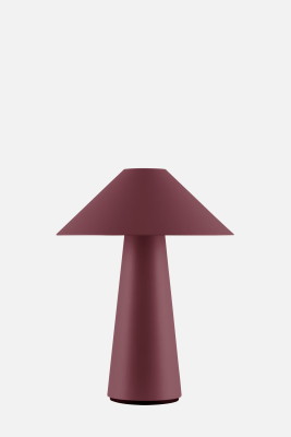 Cannes portabel bordlampa IP44 Burgundy