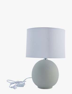Sienna bordlampa silvergrå