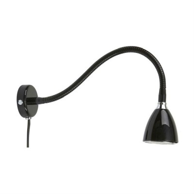 Monsun LED vägglampa svart