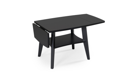 Birdie klaffbord 70 svartbetsad ek