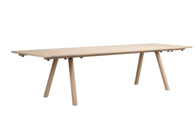 Clapperton matbord 220x95 cm vitpigmenterad ek#11