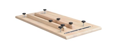 Clapperton tillägg 45x95 vitpigmenterad ek#6