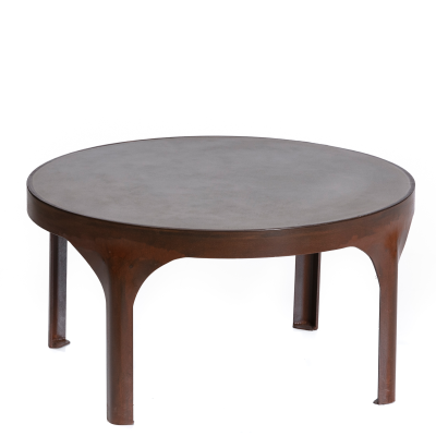 Raya soffbordsset S/3 D90+70+50 cm betong/rost#2