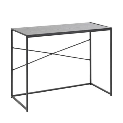 Seaford skrivbord svart/svart