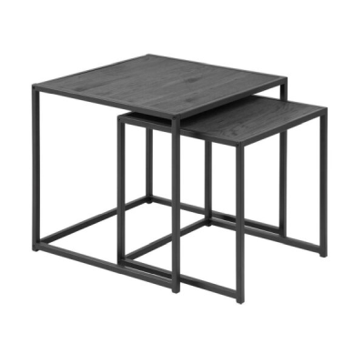 Seaford satsbord S/2 svart/svart#1