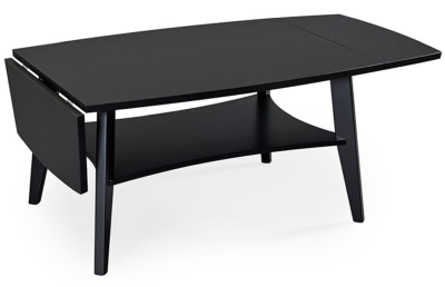 Birdie klaffbord 90 svartbetsad ek