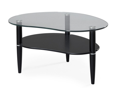 Glasgow soffbord 100/80 svartbetsad ek