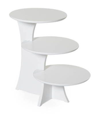 Etapp fåtöljbord vit