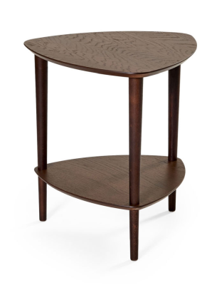 Paus fåtöljbord 50 rökt ek