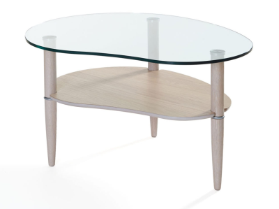 Glasgow soffbord 100/80 vitpigmenterad ek