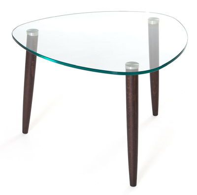 Clear soffbord 70 rökt ek