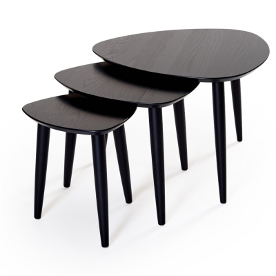 Team soffbord 40 hög svartbetsad ek II-sort