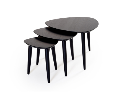 Team soffbord 40 hög svartbetsad ek