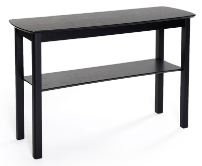 Marathon 115 sidobord med låda svartbetsad ek