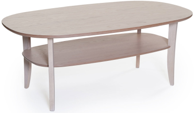 Symfoni soffbord 140 vitpigmenterad ek