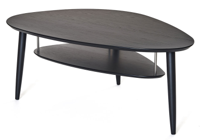 Harmoni soffbord 120 svartbetsad ek