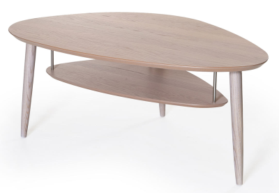 Harmoni soffbord 120 vitpigmenterad ek