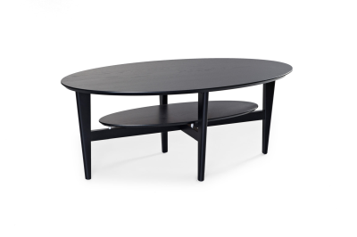 Distans soffbord 120 svartbetsad ek