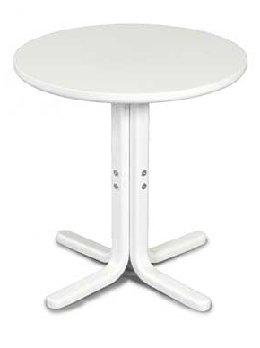 Polett fåtöljbord 50 vitlack