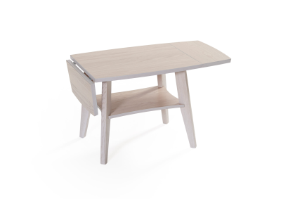 Birdie klaffbord 60 vitpigmenterad ek II-sort