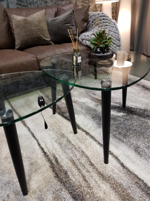 Clear soffbord 70 svartbetsad ek#2