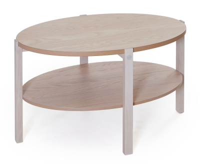 Solo soffbord 90 vitpigmenterad ek#1