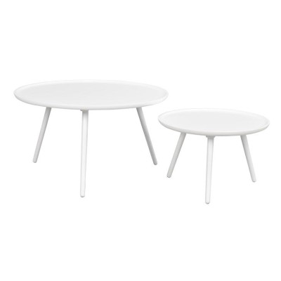 Daisy soffbord 80 cm vit