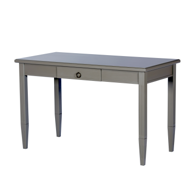 Stockholm skrivbord med 1 låda penselmålad grå