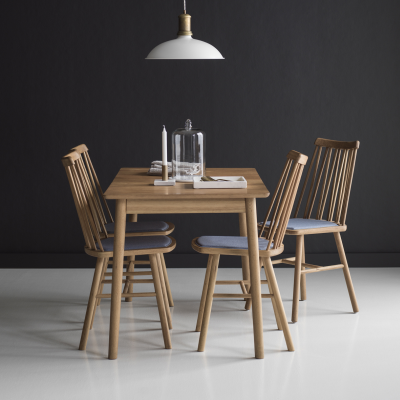 ZigZag bord 140(53)x90 cm oljad ek#4