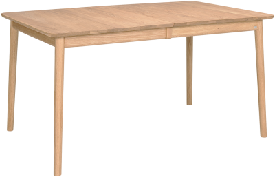 ZigZag bord 140(53)x90 cm vitoljad ek