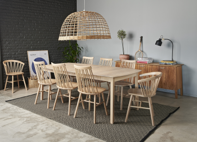 ZigZag bord 140(53)x90 cm vitoljad ek#3