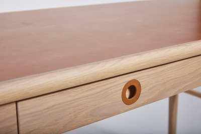 Höllviken skrivbord vitpigmenterad ek#6