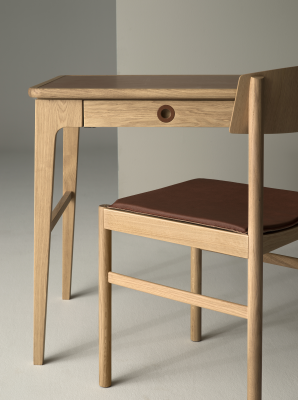 Höllviken skrivbord vitpigmenterad ek#8