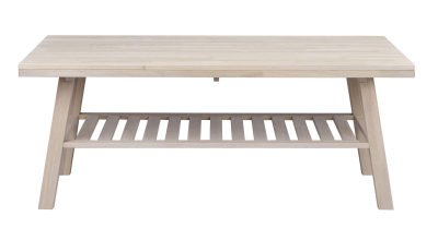 Brooklyn soffbord 130x75 cm vitpigmenterad ek