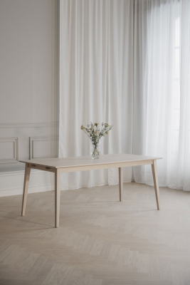 Filippa matbord 180x90 cm vitpigmenterad ek#2