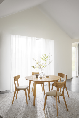 Filippa matbord runt 120 cm ek, inkl 1 iläggsskiva#2