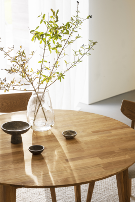 Filippa matbord runt 120 cm ek, inkl 1 iläggsskiva#5