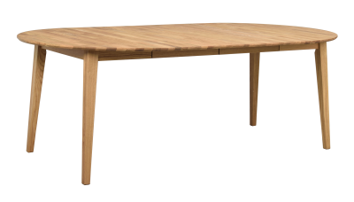 Filippa matbord runt 120 cm ek, inkl 1 iläggsskiva#9