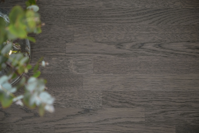 Brooklyn matbord 220x95 mörkbrun ek/U-ben svart metall#6