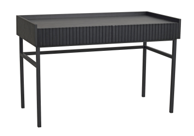 Halifax skrivbord 120 svart ek/svart metall#6